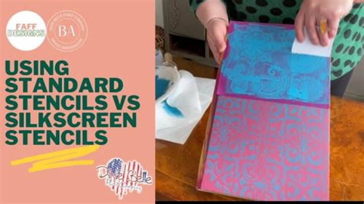What is the difference between stencil vinyl and stencil film?