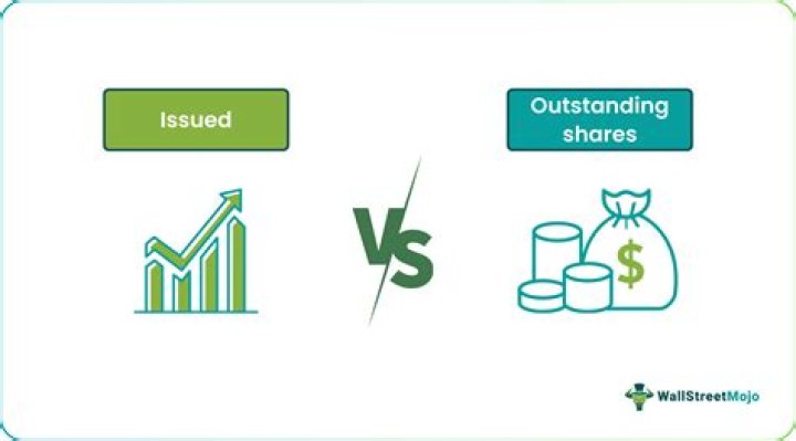 What is the difference between stock issued and outstanding?