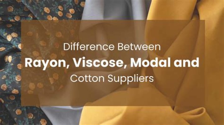 What is the difference between viscose rayon and acetate rayon?