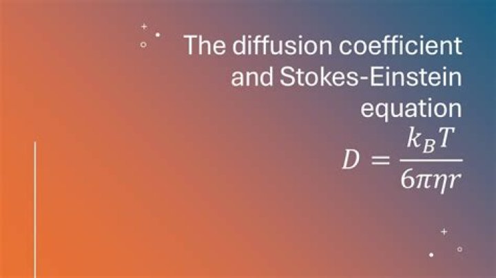 What is the Einstein diffusion equation?