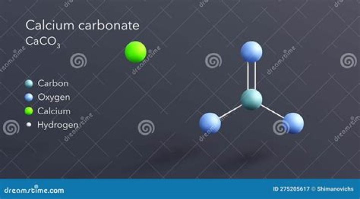 What is the formula of caco3?