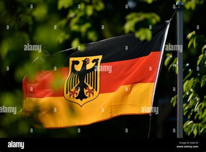 What is the German flag with the eagle?