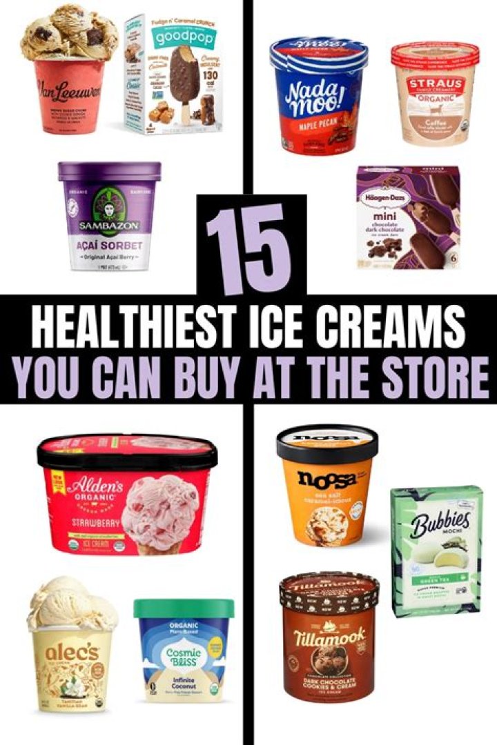 What is the healthiest alternative to ice cream?