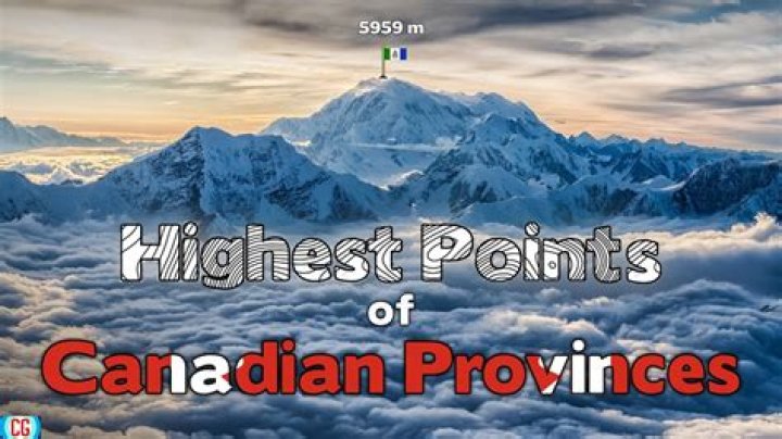 What is the highest elevation in Canada and where is it located?