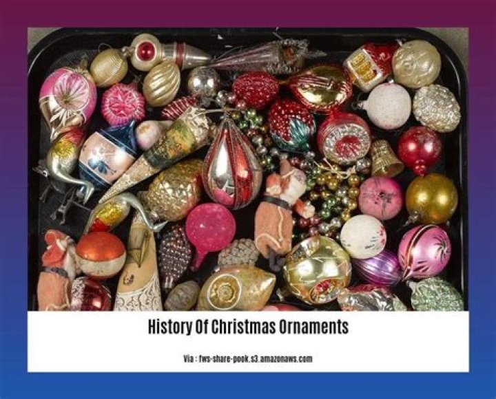 What is the history of Christmas ornaments?