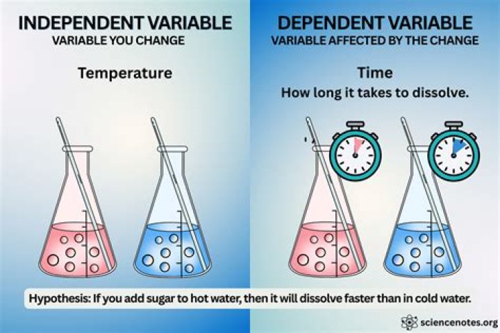 What is the independent variable for hot ice?