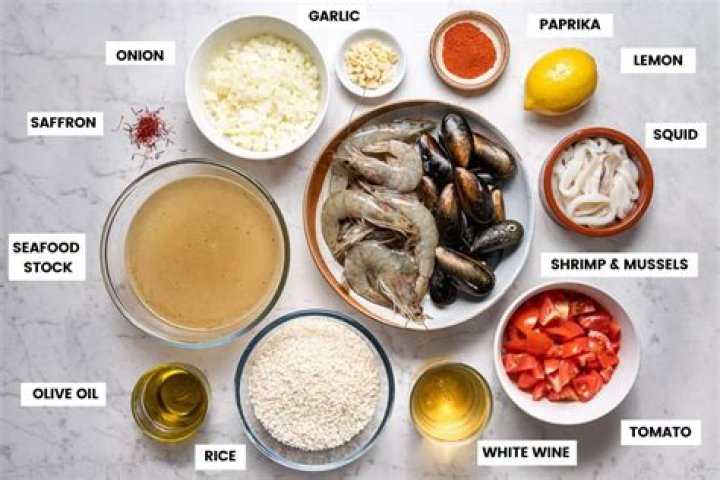 What is the ingredients for paella?
