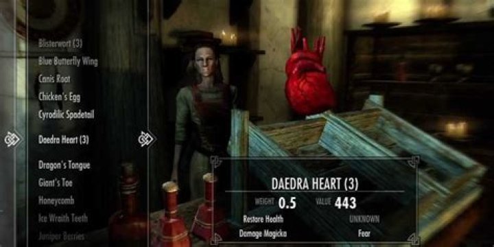 What is the item ID for Daedra Heart?