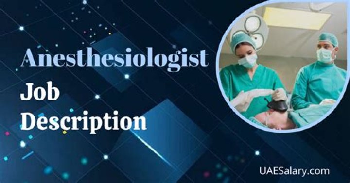 What is the job outlook for a anesthesiologist?
