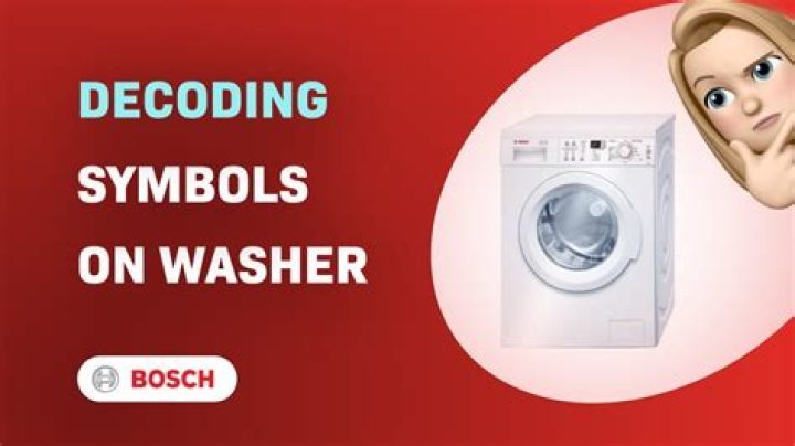 What is the key symbol on Bosch washing machines?