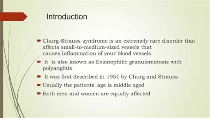 What is the life expectancy of someone with Churg-Strauss syndrome?