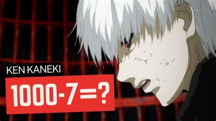 What is the meaning of 1000 minus 7 in Tokyo Ghoul?