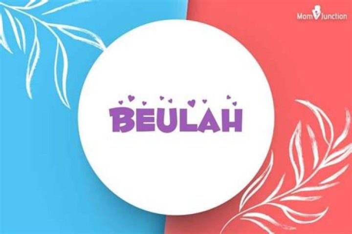What is the meaning of the name Beulah?