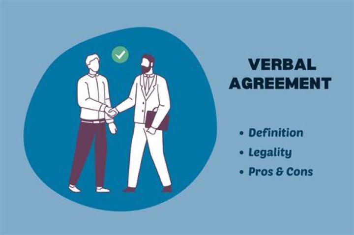 What is the meaning of verbal agreement?