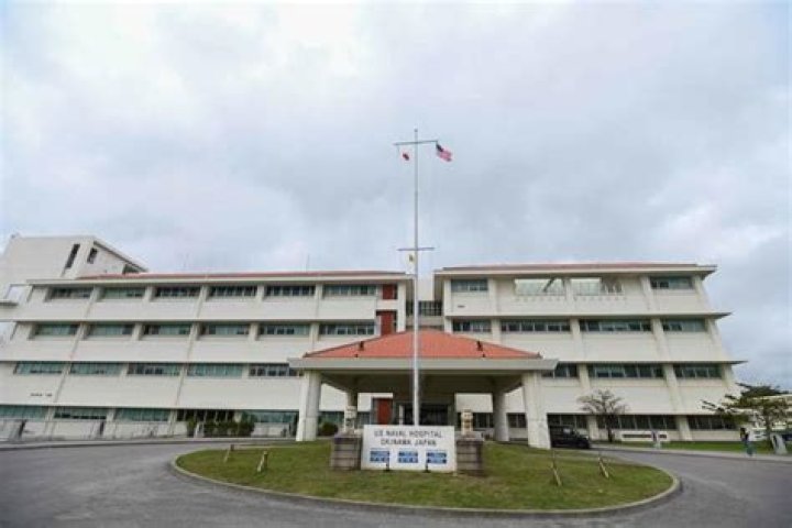 What is the military hospital on Okinawa Japan?