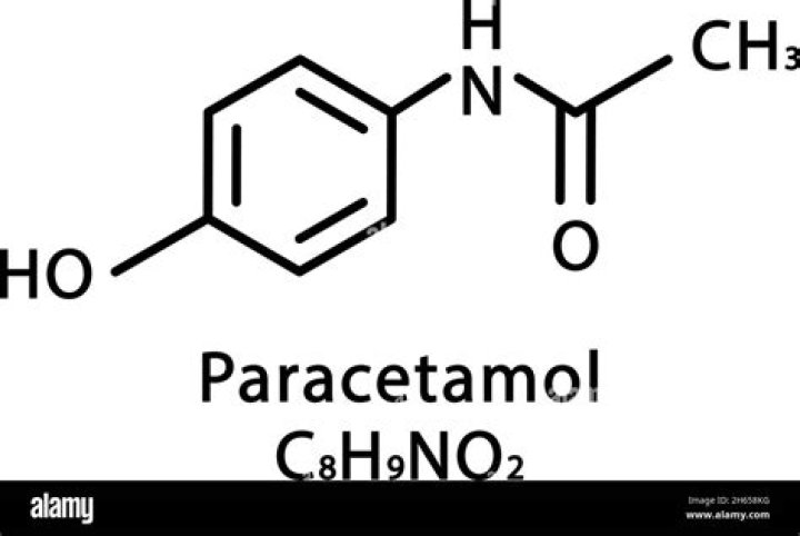 What is the molecular formula for paracetamol?