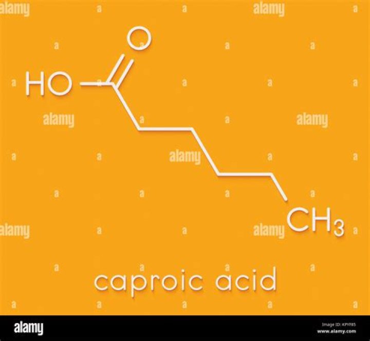 What is the molecular formula of caproic acid?