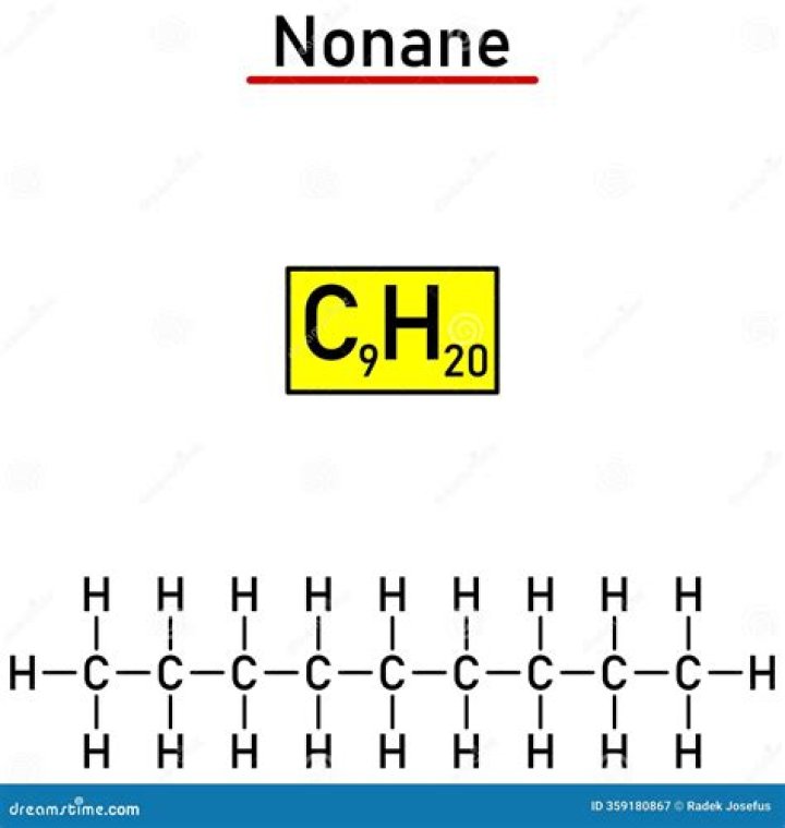 What is the molecular formula of nonane?