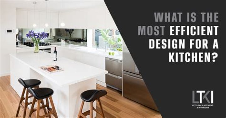 What is the most efficient kitchen design?