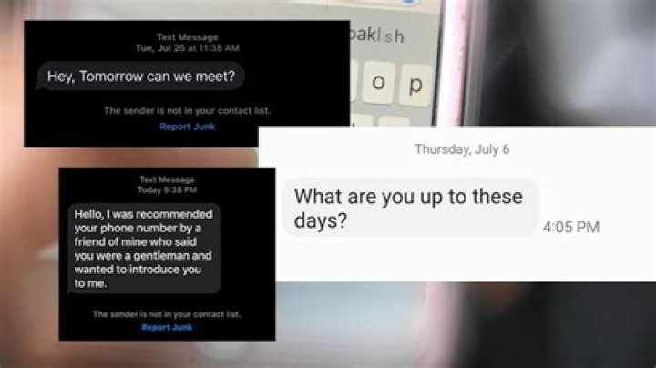 What is the most sent text message?