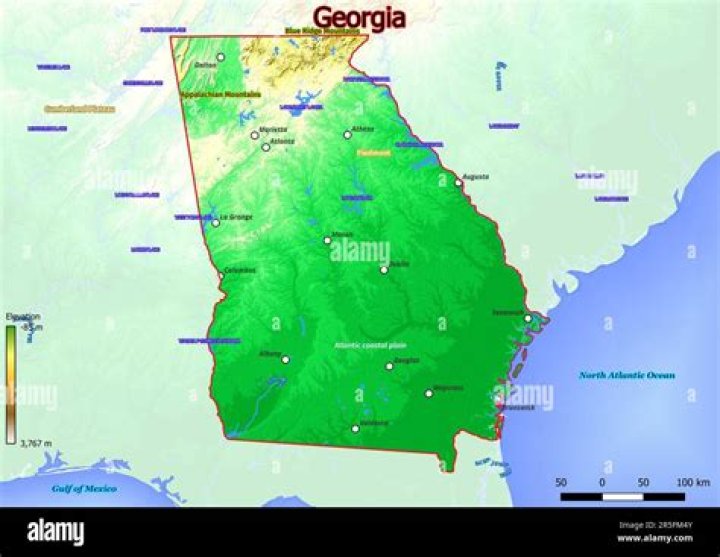 What is the name of the North Georgia mountains?