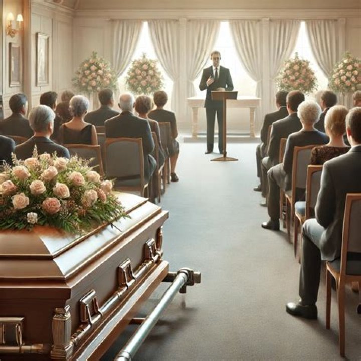 What is the normal order of service for a funeral?