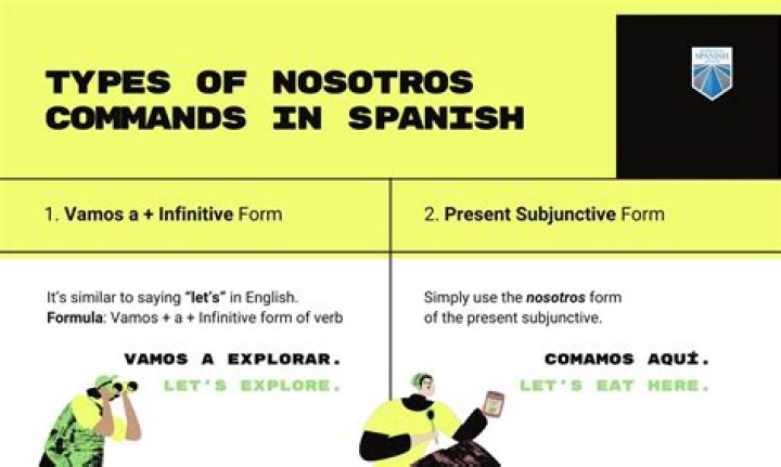 What is the nosotros command for IR?