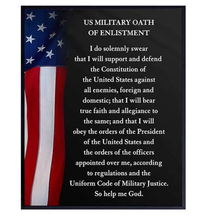 What is the oath for military officers?