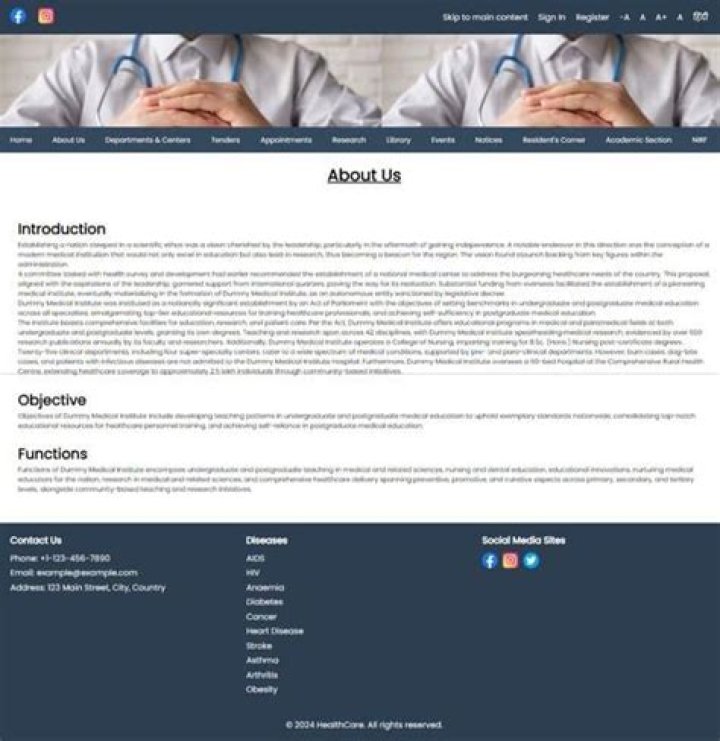 What is the official government HealthCare website?