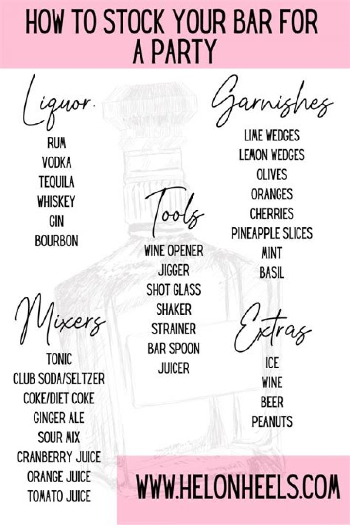 What is the point of a stock the bar party?