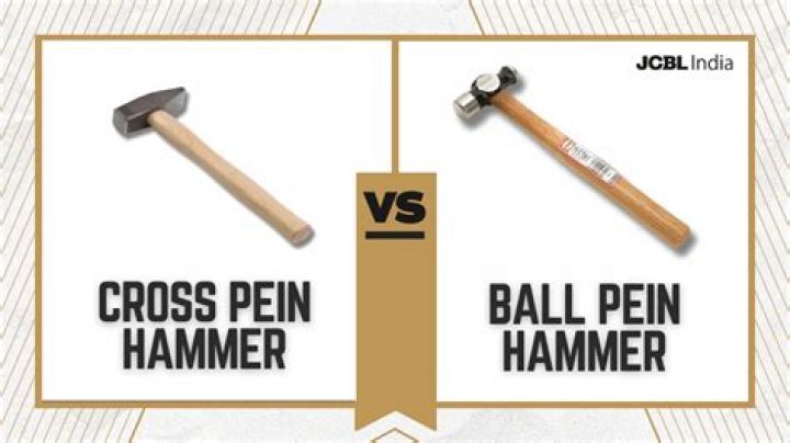 What is the primary use for a ball peen hammer?