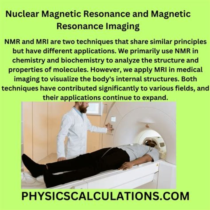 What is the principle of nuclear magnetic resonance imaging?