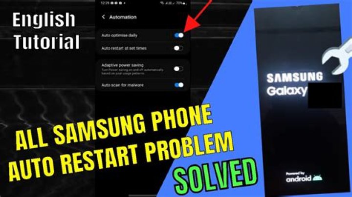 What is the problem of Android phone automatically restart again and again?