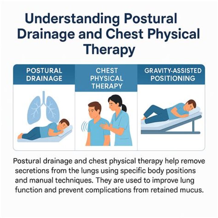 What is the procedure for postural drainage?