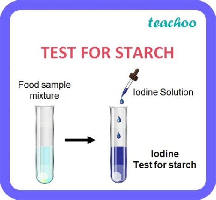 What is the procedure for testing starch?