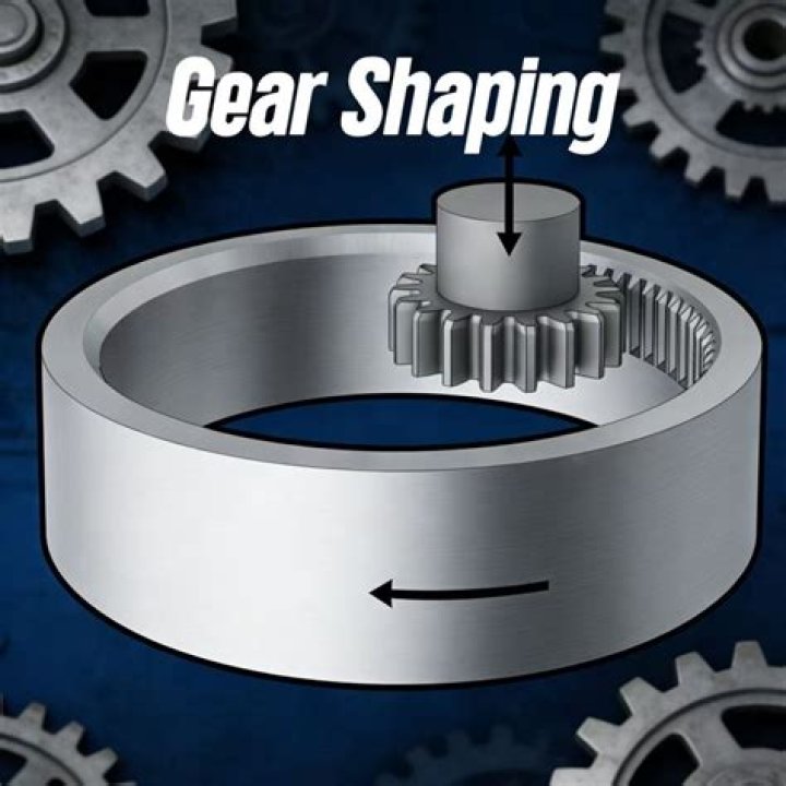 What is the process of gear shaping?