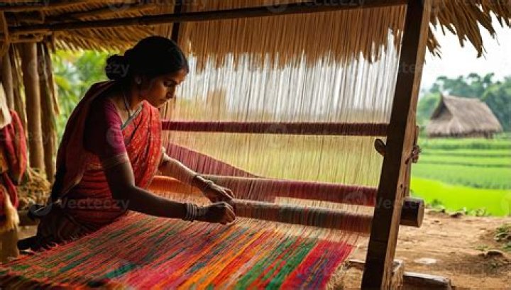 What is the product of weaving?