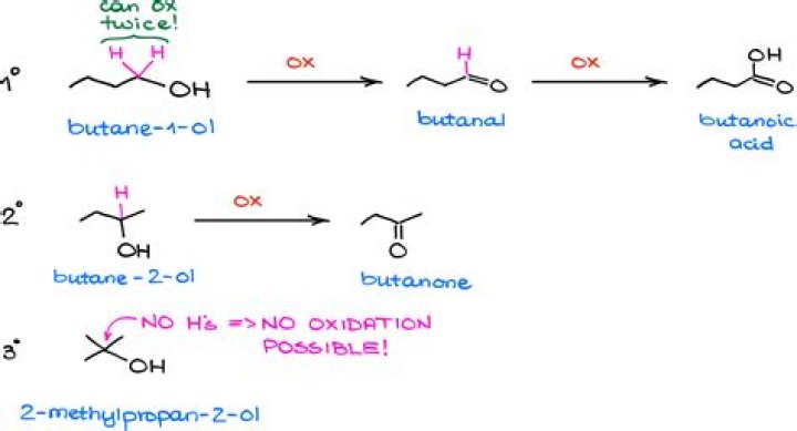 What is the product when 2 butanol is heated with H2SO4 and heat?