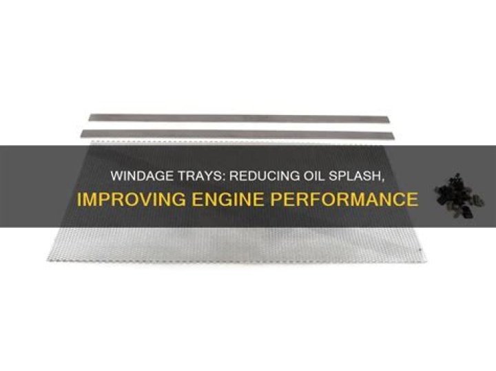 What is the purpose of a windage tray?