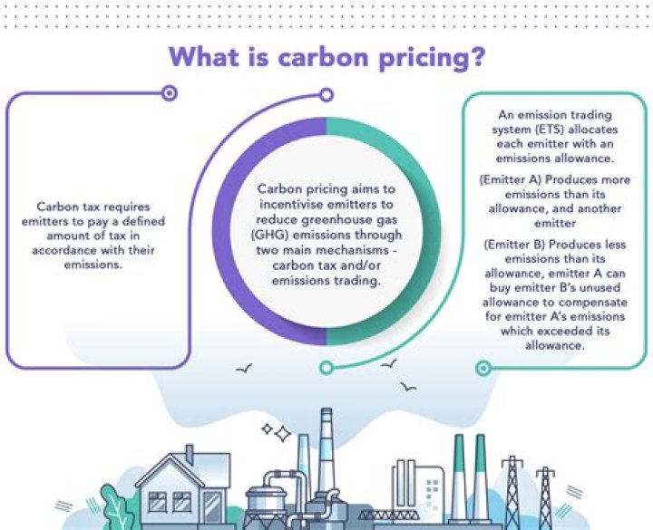 What is the purpose of emissions trading and other carbon pricing schemes?