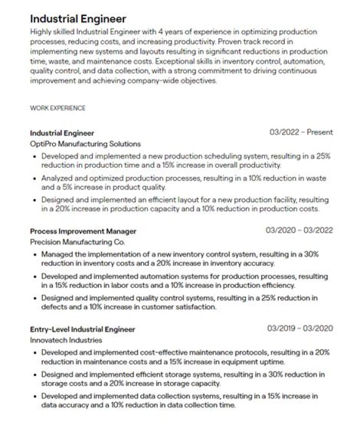 What is the role and qualities of an industrial engineer?