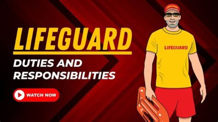 What is the role of a life guard?