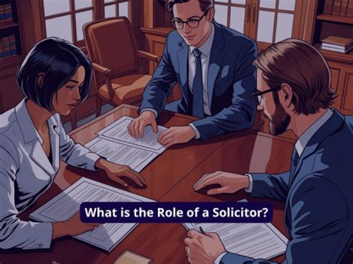What is the role of a solicitor?