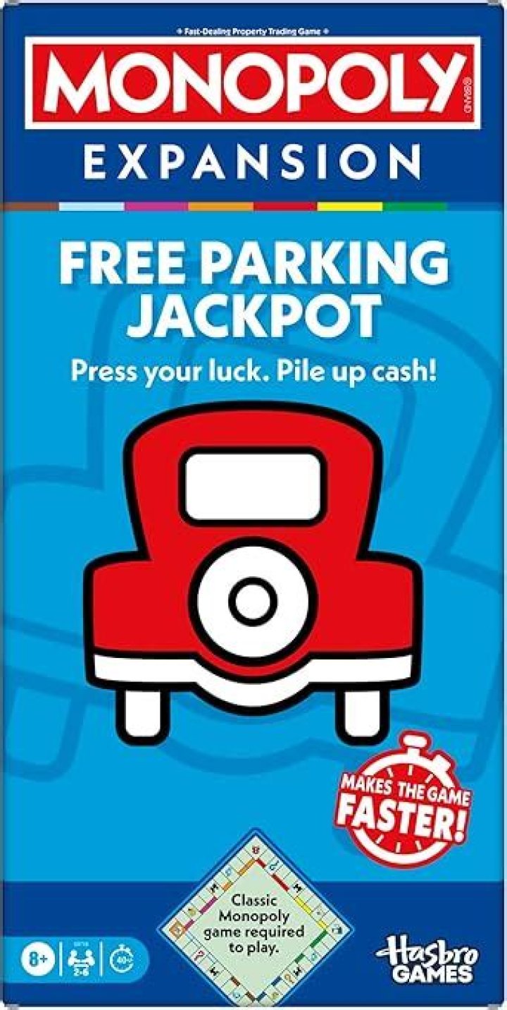 What is the rule for free parking in Monopoly?
