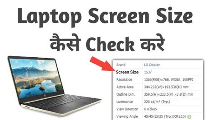 What is the screen size of a Dell Inspiron?