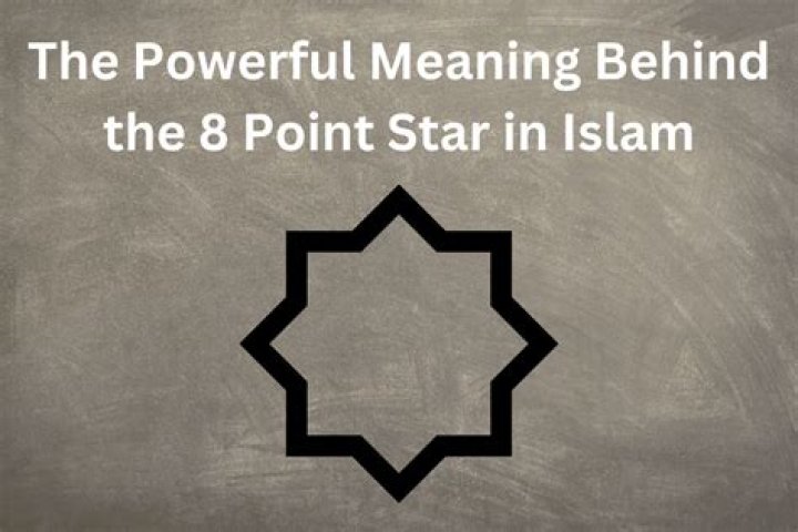 What is the significance of the eight pointed star in Islam?