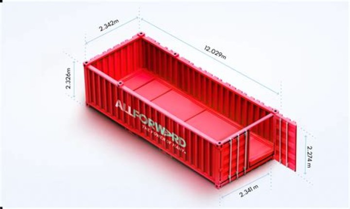 What is the size of a open top container?
