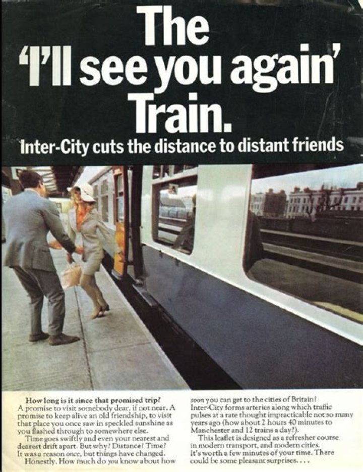 What is the song on the national rail advert?