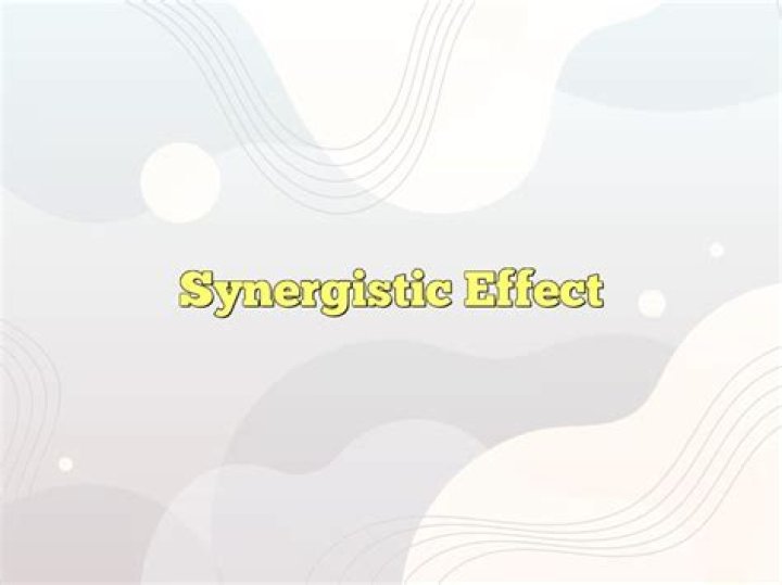 What is the synergistic effect medical definition?