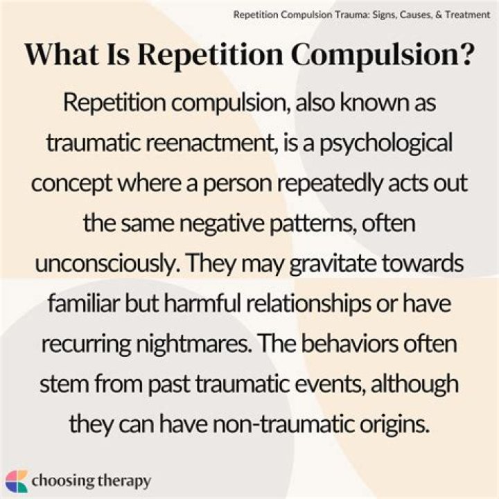 What is the term for repetition compulsion?